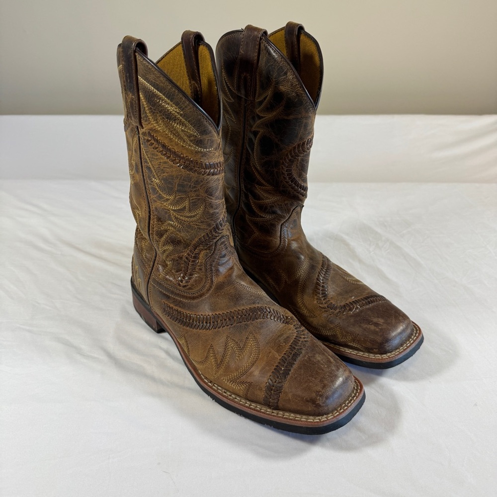 Laredo Distressed Brown Western Boots